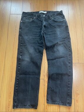 Levi's Black Men's Straight Jeans